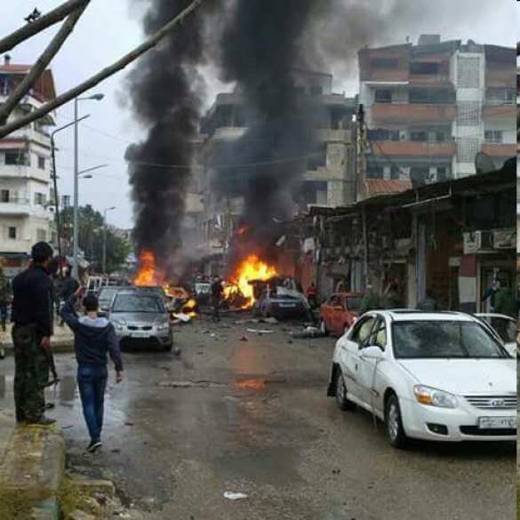 ВАЖНО: Мощный взрыв в городе, находящемся у авиабазы ВКС России в Латакии (+ВИДЕО, ФОТО, КАРТА) | Русская весна