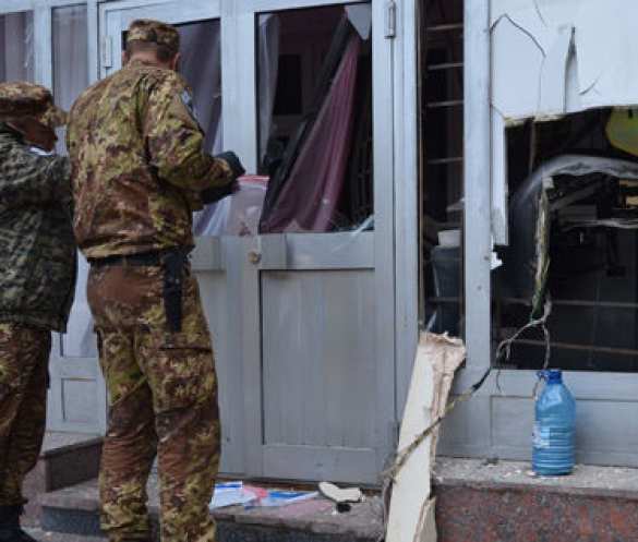 В Житомирской области в здании сельсовета взорвали банкомат (ФОТО, ВИДЕО) | Русская весна