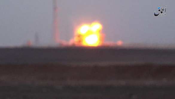 ИГИЛ публикует кадры: смертник атакует американо-иорданскую военную базу (ФОТО, ВИДЕО) | Русская весна