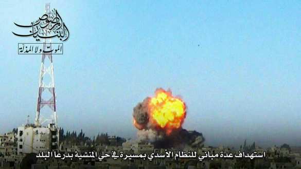 Жестокие бои и гигантские взрывы: Армия Сирии уничтожила более 110 боевиков и смертника в г. Дараа (ФОТО, ВИДЕО) | Русская весна