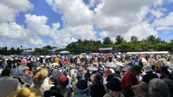 Массовый протест против американской военной базы проходит на Окинаве (ФОТО) | Русская весна