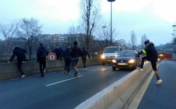 Хаос на улицах Парижа: горящие шины, бойня с полицией, слезоточивый газ (ФОТО, ВИДЕО) | Русская весна