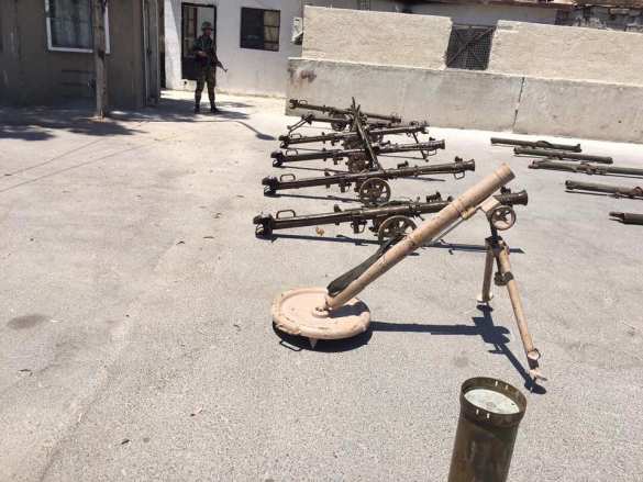 Армия Сирии перехватила большую партию оружия террористов под Дамаском (ФОТО, ВИДЕО) | Русская весна