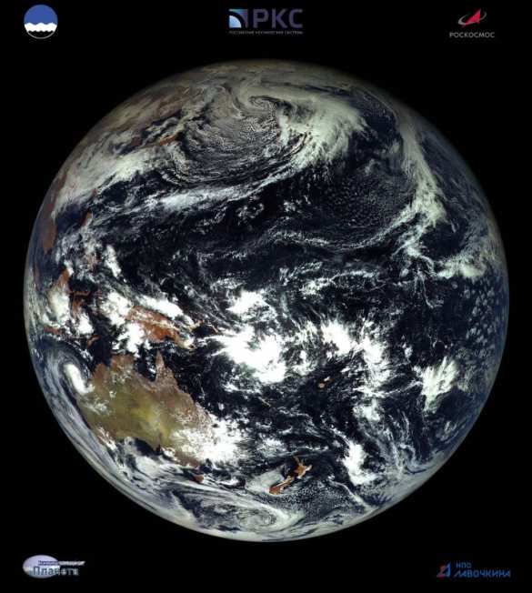 С нового российского космического аппарата «Электро-Л» № 3 получен первый снимок Земли (ФОТО) | Русская весна