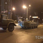 В Киеве ночью БТР врезался в два автомобиля (ФОТО)