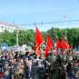 День Победы в Луганске: Т-34, ветераны и русские марши (видео)