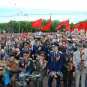День Победы в Луганске: Т-34, ветераны и русские марши (видео)