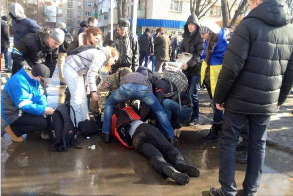 Опубликовано видео сегодняшнего взрыва в Харькове | Русская весна