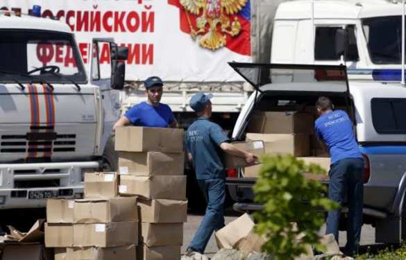 Anoter Russian humanitarian aid convoy arrives in Donetsk and Luhansk Republics | Русская весна