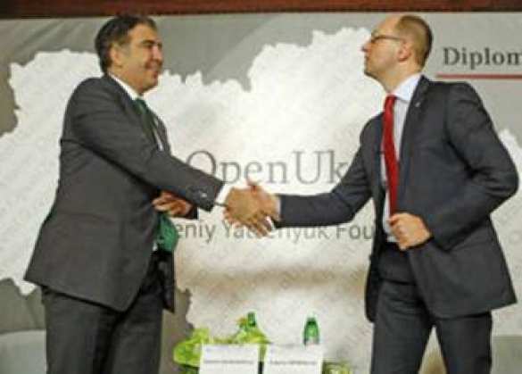 Саакашвили пошел в лобовую атаку на правительство — обвинил Яценюка в краже победы на Майдане | Русская весна