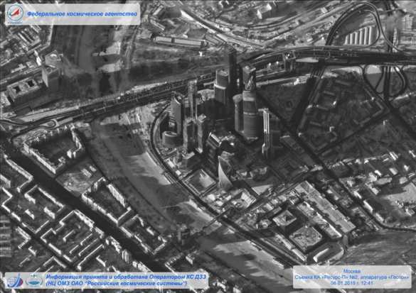  Алатау и «Москва-Сити» с орбиты спутника «Ресурс-П» № 2 | Русская весна