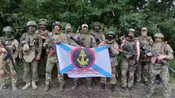 155 бригада Морской пехоты выбила врага из Новомихайловки (ВИДЕО, КАРТА) | Русская весна