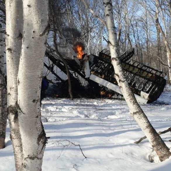 На Камчатке рухнул самолёт, находившиеся на борту погибли (+ФОТО, ВИДЕО) | Русская весна
