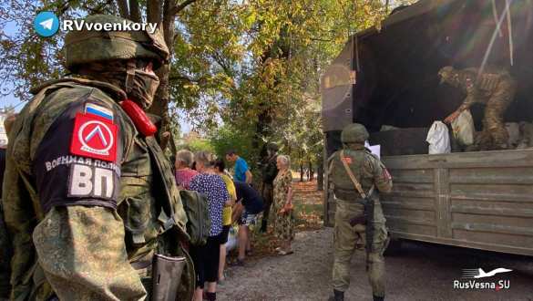 «Отважные» продолжают помогать жителям освобождённых территорий (ФОТО) | Русская весна