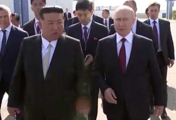 Переговоры Владимира Путина и Ким Чен Ына на космодроме Восточный — новые кадры (ФОТО, ВИДЕО) | Русская весна
