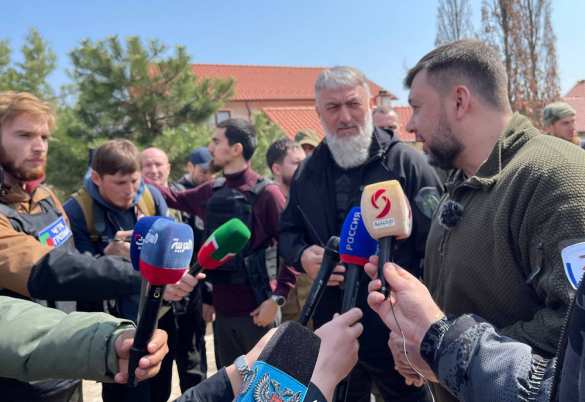 Денис Пушилин и Адам Делимханов ответили на вопросы журналистов под Мариуполем (ФОТО, ВИДЕО) | Русская весна