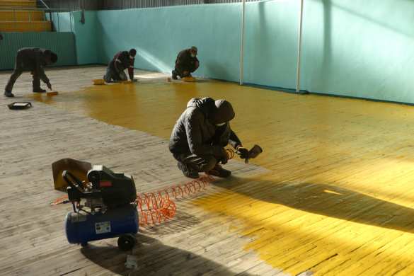 Выполнение поручения Главы ДНР. Завершается ремонт спорткомплекса «Ждановский» (ФОТО, ВИДЕО) | Русская весна