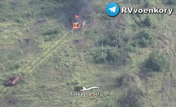 Враг кидается в атаки на фланге Артёмовска: 200 бригада сжигает натовскую бронетехнику (ФОТО, ВИДЕО) | Русская весна