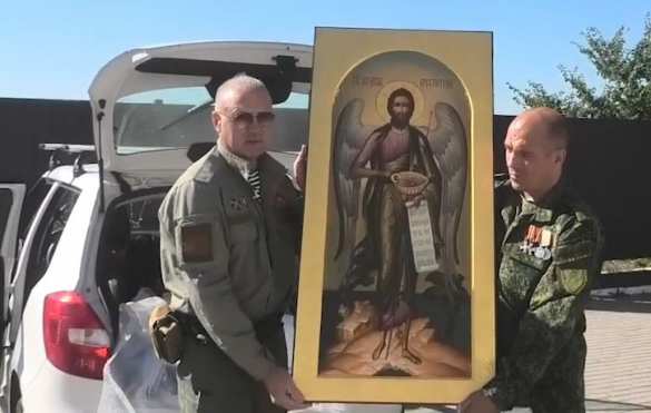 Москва-Донбасс: знаковый подарок разрушенной обстрелами обители (ВИДЕО) | Русская весна