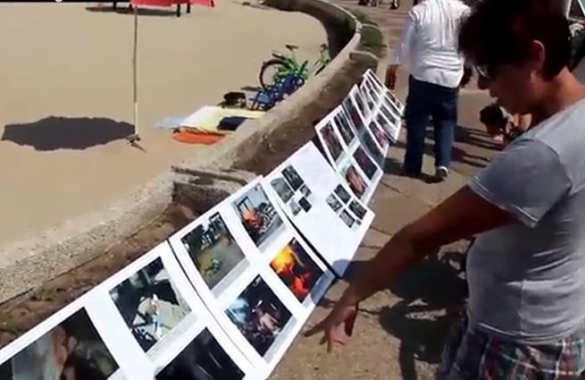 В Израиле прошла выставка о преступлениях киевской хунты на Донбассе (видео) | Русская весна