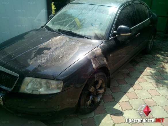 В Николаеве жгут машины с украинской символикой (фото) | Русская весна