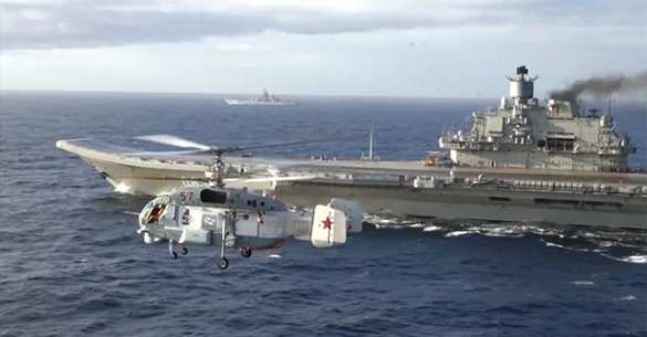 Российская авианосная ударная группа триумфально вошла в Средиземное море (ВИДЕО) | Русская весна