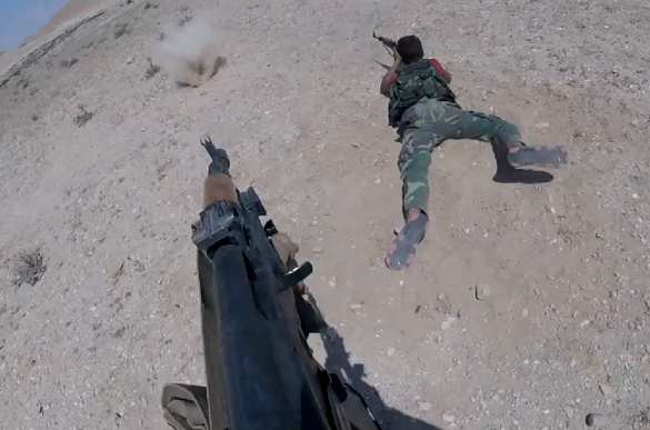 Пули свистят над головой: Российские советники и бойцы СНО перед наступлением к северу от Пальмиры (ВИДЕО)  | Русская весна