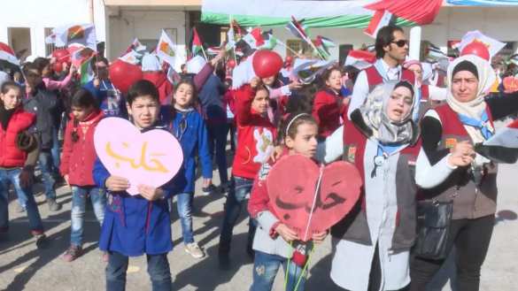 Дети просят боевиков уйти, а русские офицеры проводят форум по примирению западного и восточного Алеппо (ФОТО, ВИДЕО) | Русская весна