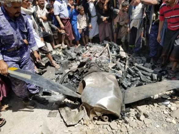 Йеменские повстанцы сняли на видео уничтожение американского дрона (ФОТО, ВИДЕО) | Русская весна