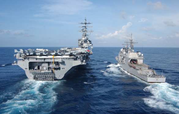 Поведение ВМС США относится к практике «холодной войны», — адмирал ВМФ РФ | Русская весна