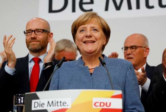 Меркель победила: блок канцлера набрал 33% голосов | Русская весна