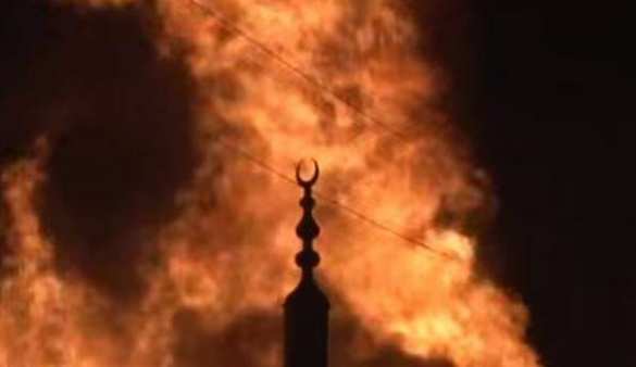 Сильный пожар уничтожил Большой базар в Анкаре (ВИДЕО) | Русская весна