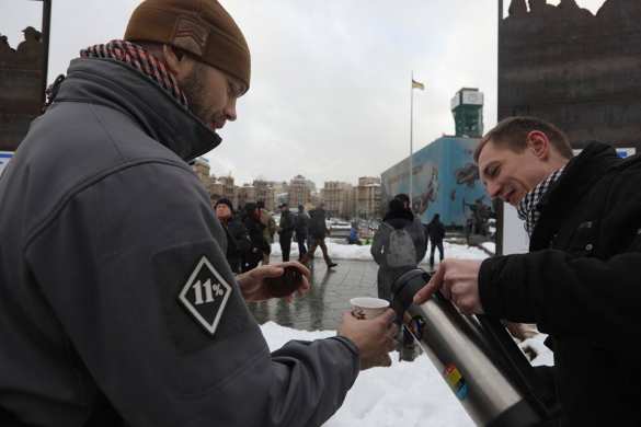 «Кава на майдане» или «антимайдан за Порошенко — как оно было (ВИДЕО) | Русская весна