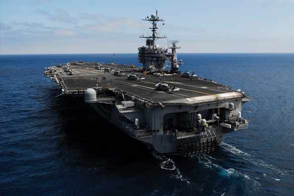 Китайский разведывательный корабль опасно приблизился к авианосцу США в Тихом океане | Русская весна