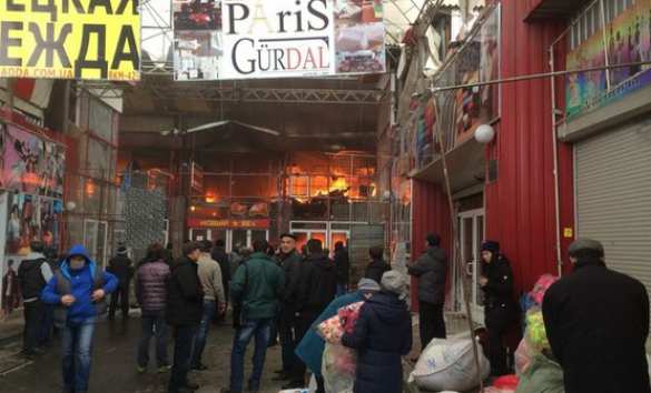 Рынок «Барабашово» в Харькове выгорел почти дотла, — очевидцы (ВИДЕО) | Русская весна