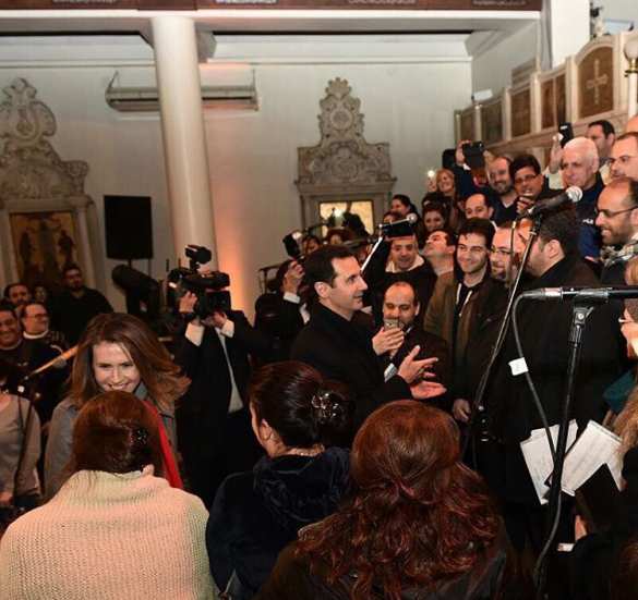 Башар Асад посетил христианскую церковь в Дамаске (ФОТО, ВИДЕО) | Русская весна