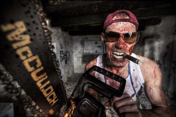 Шок: «ветераны АТО» с бензопилами против «титушек» с кольями в битве за «редут» блокады Донбасса (ВИДЕО) | Русская весна