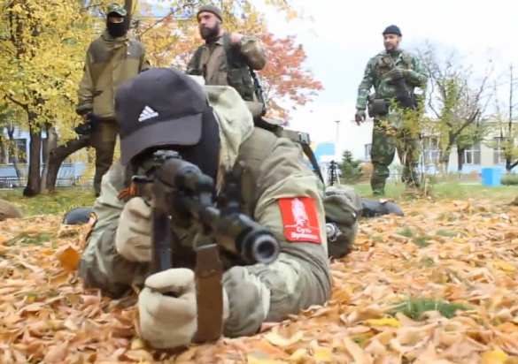 База бригады «Восток»: индивидуальная тактика боя (видео) | Русская весна