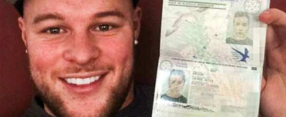 Британец улетел в Германию по женскому паспорту (ВИДЕО) | Русская весна