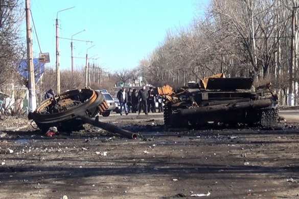 ВСУ на Донбассе снова воюют на технике со следами радиоактивного заражения | Русская весна