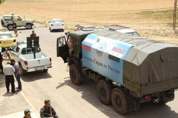 Конвой Минобороны РФ в «исламистском котле» (ФОТО, ВИДЕО) | Русская весна