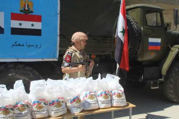 Humanitarian action in East Guta | Русская весна