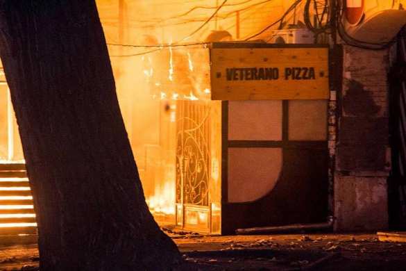 Пиццерия карателей «Pizza Veterano» сгорела в Днепропетровске (ФОТО, ВИДЕО) | Русская весна