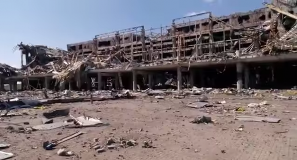 Разрушенный аэропорт города Донецка ВСУ обстреляли район Донецкого аэропорта из тяжелого вооружения, — ДНР | Русская весна