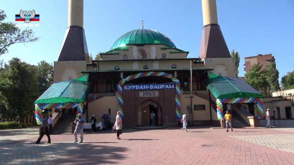 Кто обстрелял мечеть в Донецке в главный праздник мусульман? (ВИДЕО) | Русская весна