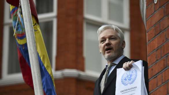 Ассанж отказался от экстрадиции в США | Русская весна