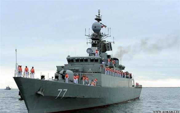 Эсминец ВМФ Ирана «сел» на волнорез в Каспийском море (ФОТО, ВИДЕО) | Русская весна
