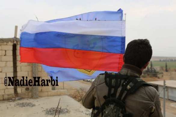 «Террористы вывесили флаги России на сирийско-турецкой границе», — Anadolu (+ФОТО, ВИДЕО) | Русская весна
