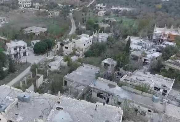 Гмам (провинция Латакия), Сирия Руины населенного пункта, освобожденного от террористов ИГИЛ в Сирии, — съемка с беспилотника (ВИДЕО) | Русская весна