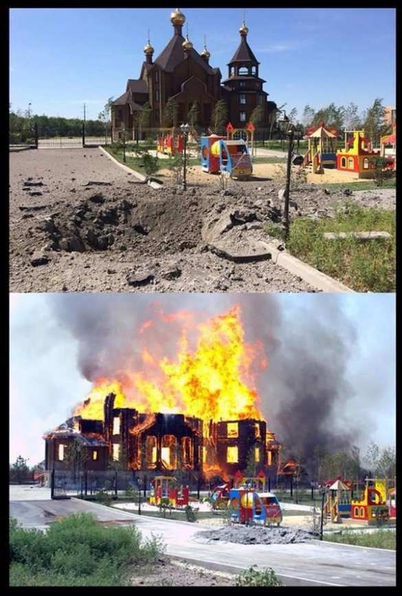 Горловка под мощнейшим обстрелом: горят дома, в городе диверсанты (+ВИДЕО) | Русская весна